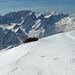 Gipfelpanorama mit Grand Muveran, Aiguille Verte und Mont Blanc