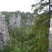 Elbsandstein-Felsen an der Bastei