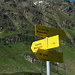 Vom Bushalt ein kurzes Stück Richtung Arlbergpass dann zum Berggeistweg nach links 