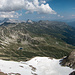 Blick vom Gipfel nach Norden inkl. Bergstation der Bahn