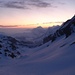 Morgenstimmung oberhalb der Wildhornhütte Richtung Berner Oberland