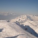 Im Hintergrund Mt. Blanc
