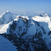 Blick vom Gipfel der Jungfrau nach Süden