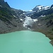 Il ghiacciaio del Trift e il lago che si è formato al suo scioglimento