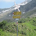 Andreaskreuz auf dem Passo del Torrion