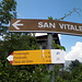 San Vitale di Preglia: in fondo in fondo il Passo del Gries non è poi così lontano...<br />Da Pontemaglio, poi, un giro di orologio...