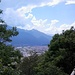 Ausblick vom Haus mit dem Namen "Arcciccia Belvedere" auf 560 m (laut meinem Höhenmesser ca. 580 m)