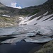 Lago di Paione Superiore ancora semigelato