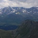 Aussicht vom Tälihorn (3164m) zum Piz d'Err (3378m).