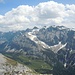 Schau übern Hochalmsattel auf die höchsten des Karwendels