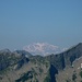 Der Monte Rosa erscheint über dem Horizont