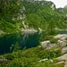 Lago d'Alzasca vom Aufstieg zur Bocchetta di Doia