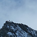 Bergsteiger am Grat Richtung Feekopf