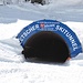 <b>Portale Nord dello Skitunnel (3223 m).</b>