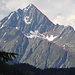 Unsere Route am Piz Linard: Aufstieg über SE-Grat ohne Linard Pitschen (rot) und Abstieg über SSW-Grat (blau)