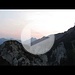 360° Gipfelpanorama vom Pürschling-Ostgipfel/Ammergauer Alpen.<br />Aufgenommen mit der Canon Powershot SX 50HS um 21°° am 20.07.2013.