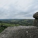 Ausblick übers Dartmoor von den Bonehill Rocks.