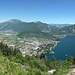 Im Abstieg Blick auf Riva d.G. und den Gardasee