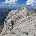 Fast 500 zusätzliche Höhenmeter müssen auf dem Klettersteig überwunden werden