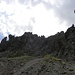 Wunderschönen Felsen und Türmen unter die Aferer Geisler Ostwanden.