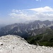 Puez Dolomiten, von Gipfel des Peitlerkofel ausgesehen.