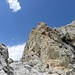 Felsigen Gipfelaufbau des Peitlerkofels (2875 m).