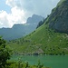 Oberblegisee, im Hintergrund die Eggstöcke.