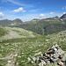 Blick nach Norden und zurück auf einen Teilabschnitt des bisherigen Aufstiegs