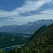Blick über Ferchen- und Lautersee zum Karwendel