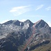 <b>Il percorso di salita al Gletscherhorn in una foto del 17.8.2012, scattata dalla vetta dello Tscheischhorn.</b>