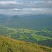 Blick über die Jachenau ins Karwendel.