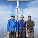 In cima al Similaun 3606 m: Amedeo, Alberto e Angelo.