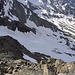 Rückblick vom Westgrat auf das Gletscherbecken