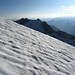 Gefrorene Wand Spitze mit Gipfelstation des Hintertuxer Gletscherschigebiets