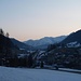 Blick Richtung Davos beim Start