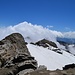 Die Baumbachspitze 3105m vom Gipfel des Scharecks aus gesehen - für mich uninteressant da beim hinüberschauen Touristen mit Flipflops unterwegs waren zog es mir eine Gänsehaut auf und ich strich den Gipfel von meine Liste