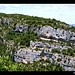 Felsbänder in der Gorges de la Nesque, Provence, Frankreich