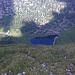 Tiefblick vom Viehkogel auf den Funtensee und das Kärlingerhaus