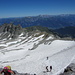 am Pizolsattel Blick auf den Pizolgletscher