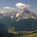 Herrlicher Blick zu den Sextner Dolomiten im Aufstieg zur Sillianerhütte (in Originalgrösse anschauen)