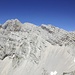 Blick zur Kaskarspitze: der Normalweg ist hier schwer zu erkennen.