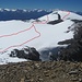 Mittelgipfel - Route zum Lenker Strubel und Abstiegsroute zur Lämmerenhütte