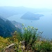 diesiger Gipfelblick, im Lago d'Iseo der Monte Isola