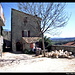 Platz in Monieux, Provence, Frankreich