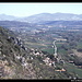 Blick auf Monieux vom GR 9, Provence, Frankreich