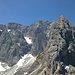 Panorama vom Gipfel mit Neuner, Sextner Rotwand, Hochbrunner Schneid, links die Campanili di Popera