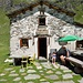 La "Cascina Paulin del Bacicia", ex rifugio Chiavenna,  prima baita a destra del Rifugio.