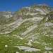 Aussicht vom Punkt 2270 in die Südflanken des Pizzo di Claro - Pian del Baitel