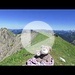 360° Panorama vom Kuchelbergkopf mit Zoom zur Kreuzspitze im Rahmen der Kuchelberggratüberschreitung. Aufgenommen am 01.08.2013 an einem wunderschönen, aber sehr heißen Tag mit der Canon Powershot SX 50 HS.