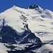 Foto vom zweiten Besteigungsversuch am 2./3.8.2013:<br /><br />Nordend / Punta Nordend (4609m) und der höchste Gipfel der Schweiz, die Dufourspitze (4633,9m).